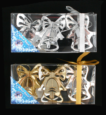 Украшение Snowmen *Колокольчик*, 3 штуки - Е91064