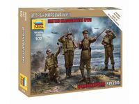 Сборные солдатики Zvezda Британский штаб, масштаб 1:72 - ZV-6174