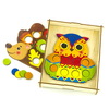 Мозаика - вкладыши Woodland *Ёжик и сова* - 067305
