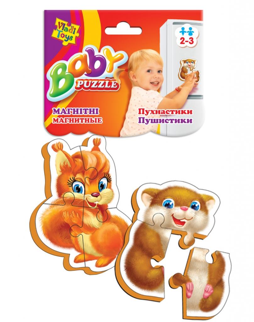 Пазл Vladi Toys Пушистики магнитный - VT3208-04