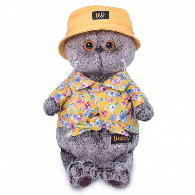 Мягкая игрушка Budi Basa Басик в панаме 30 см - Ks30-150