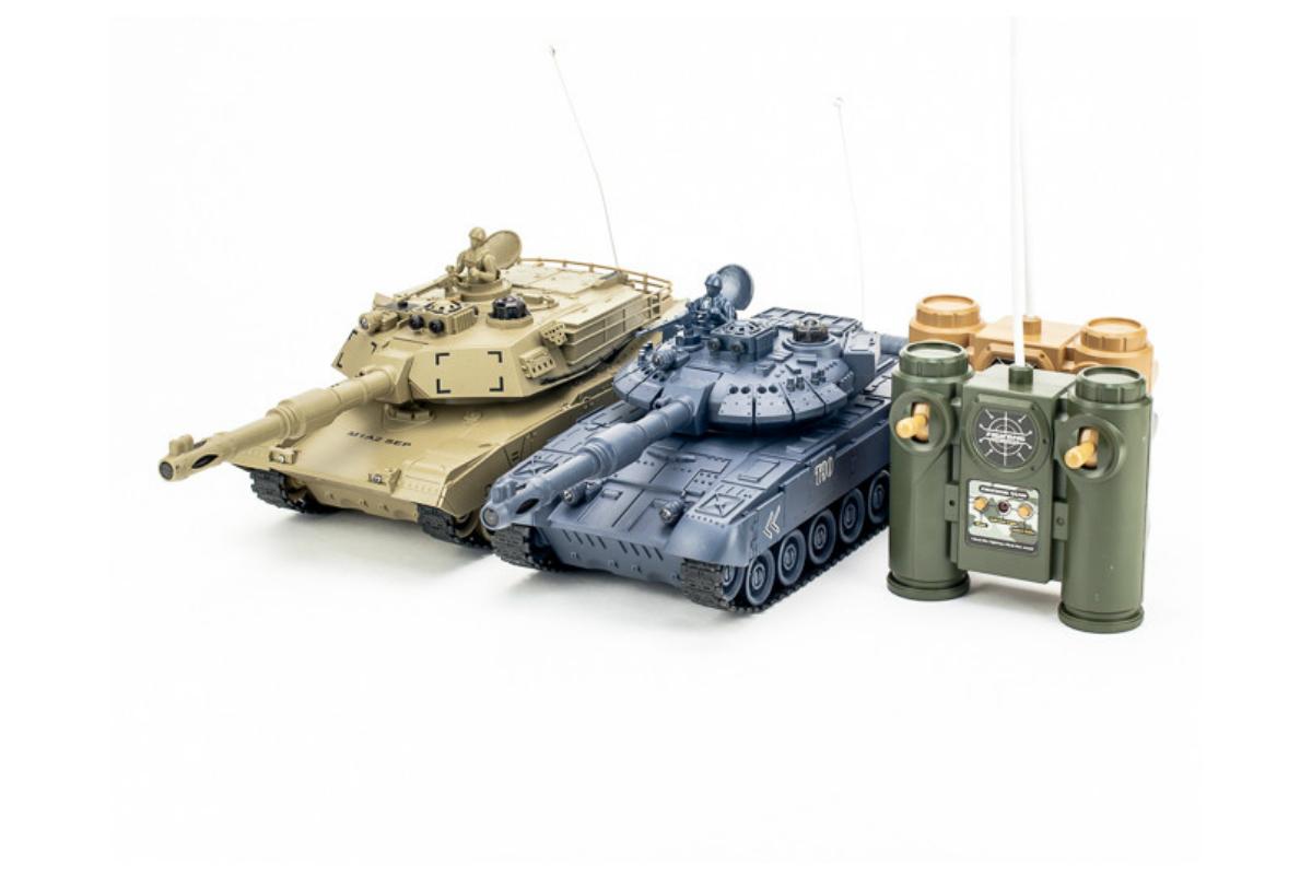 Радиоуправляемый танковый бой HC-Toys 2 танка масштаб 1:24 - RC18384