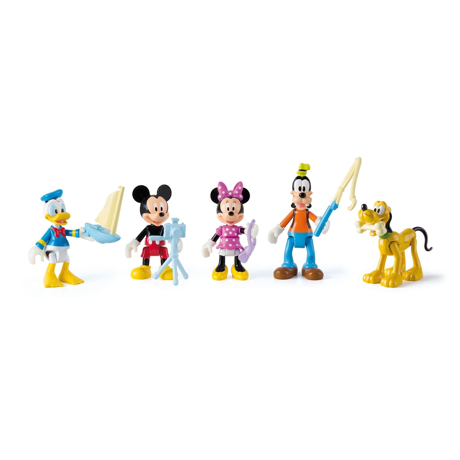 Набор фигурок Disney Микки и весёлые гонки (5 шт., 8 см) - 181861