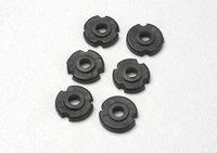Набор поршневых головок PISTON HEAD SET, BLACK SHOCK (not Ultra Shock(s)) - TRA2365
