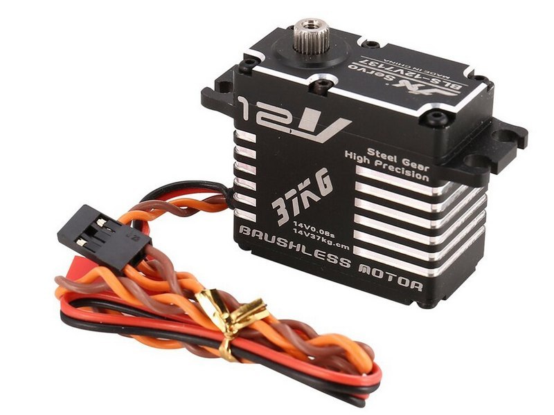 Сервомашинка цифровая JX Servo BLS-12V7137 (71г|37.5|0.08|14.0V) бесколлекторная, Full metal - BLS-12V7137