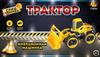 Инерционный трактор ABtoys, свет, звук - C-00348