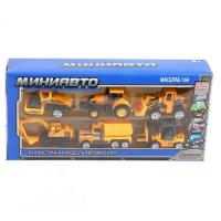 Набор инерционных машинок Play Smart Миниавто, 6 шт, 6388-1 - А54444
