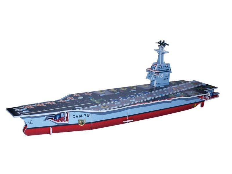 3D пазл из пенокартона Zilipoo АВИАНОСЕЦ (МИНИ СЕРИЯ), 29 элементов - 689-Q