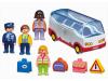 Конструктор Playmobil 1.2.3: Шаттл бас в аэропорт - 6773pm