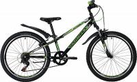 Велосипед NOVATRACK 24* EXTREME, стальная рама 10*, чёрный, 6 скоростей, TY21|RS35|SG-6SI - 24SH6SV.EXTREME.10BK9
