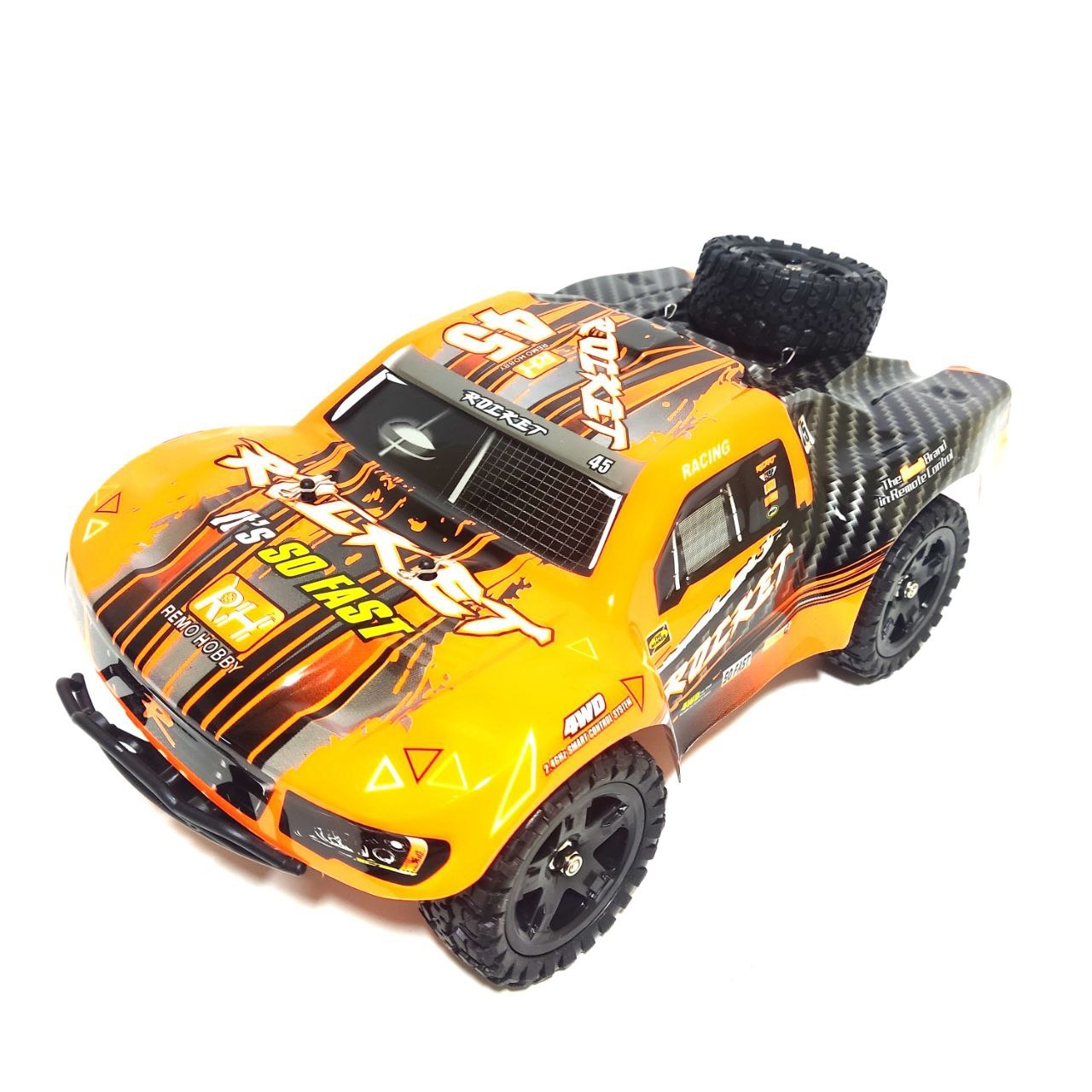 Радиоуправляемый шорт-корс Remo Hobby Rocket 4WD RTR масштаб 1:16 2.4G - RH1625-ORAN