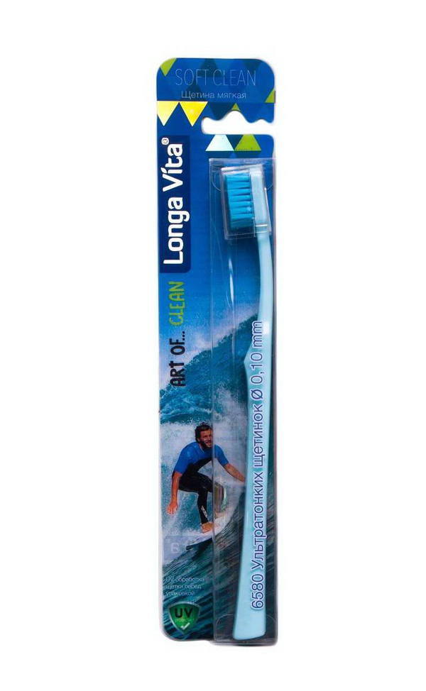Зубная щетка Longa Vita Ultra Soft балерина, серфер - 921-НТМ