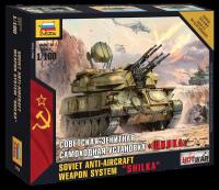 Сборная модель Zvezda Советская зенитная САУ *Шилка* масштаб 1:100 - 7419з