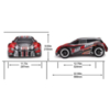 Модель раллийного автомобиля Remo Hobby Rally Master 4WD RTR масштаб 1:8 2.4G - RH8081-RED