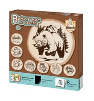Доска для выжигания на спиле дерева - 04129