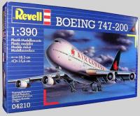 Сборная модель Боинг Revell 747-200, масштаб: 1:390 - 04210R