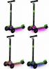 Самокат Y-SCOO MAXI Laser Show black|green - 5857