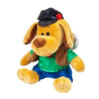 Мягкая игрушка ABtoys Собака в кепке, 15 см - YSW18762
