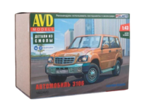 Сборная модель AVD Автомобиль 3106, масштаб 1:43 - 1622AVD