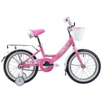 Велосипед NOVATRACK 16* GIRLISH LINE, розовый - 165AGIRLISH.PN9