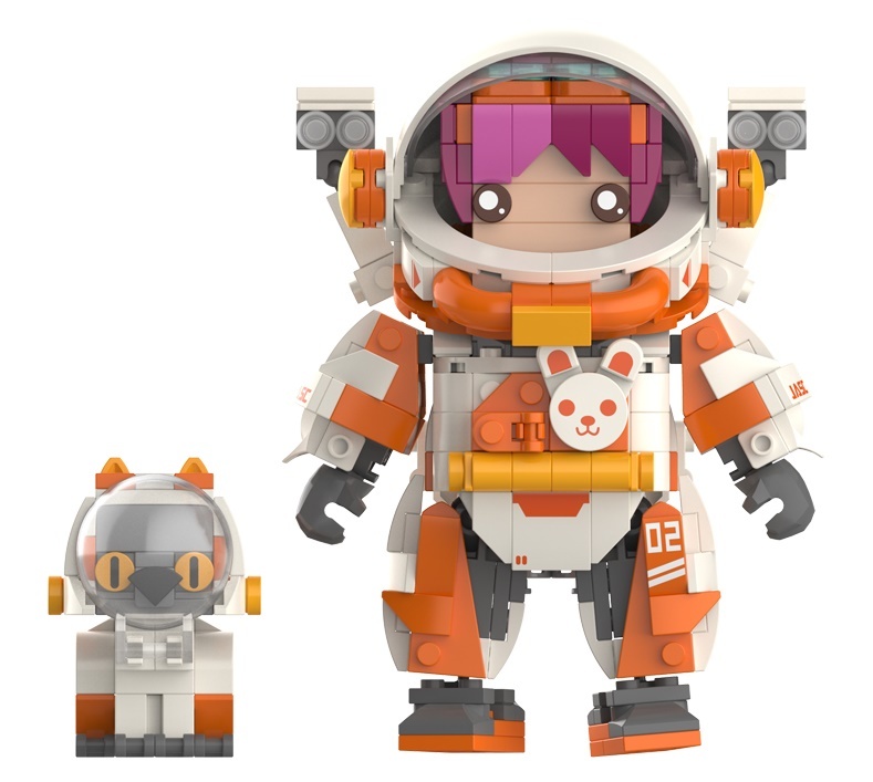 Конструктор RTOY Space POP Космос *Питомец космонавта*, 497 элементов - JK9108