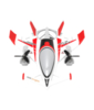 Радиоуправляемый самолет XK Innovation RTF 2.4G - QIDI-570-RED