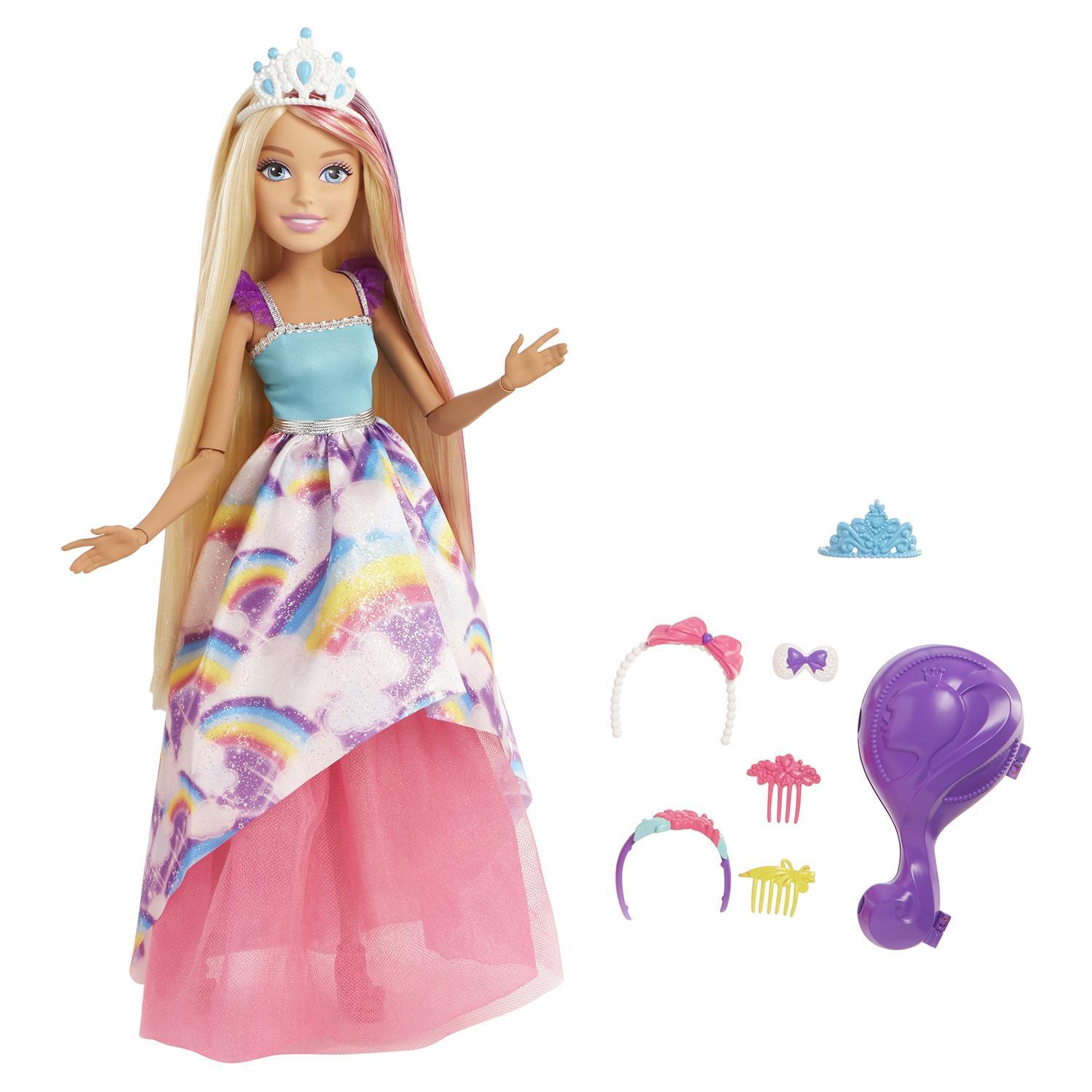 Кукла Barbie Блондинка с длинными волосами 43 см - FXC80