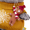 Мягкая игрушка Budi Basa Басик BABY в оранжевом свитере 20 см - BB-074