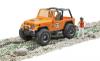 Внедорожник Bruder Cross Country Racer оранжевый с гонщиком - 02-542