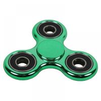Игрушка-антистресс спиннер Fidget Spinner Хром Зеленый - fs_hr_green
