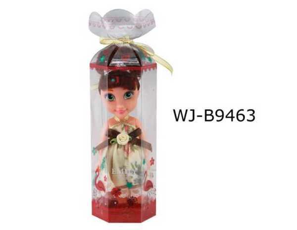 Кукла-мини ABtoys Emily в прозрачной коробочке (темные волосы) , 16,5см - QJ086A