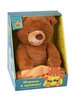 Мягкая игрушка Fluffy Family Мишка интерактивный Ку-ку 27см, бурый - 681957