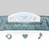 Складная кроватка Baby Delight ХL серо-зеленый с кружками - BD3001