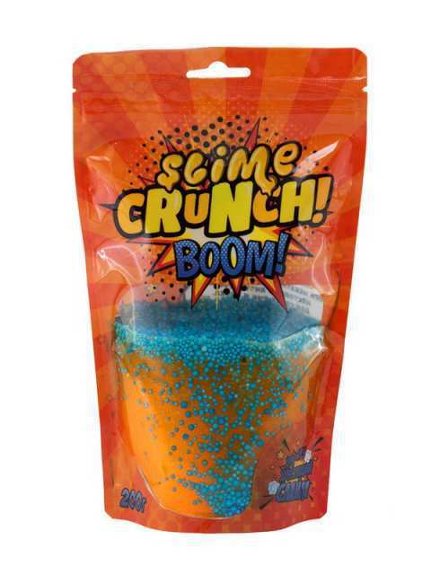 Слайм Crunch- slime BOOM с ароматом апельсина, 200 г - S130-26