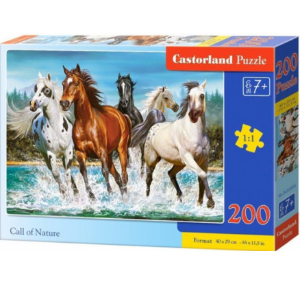 Пазл Castorland *Лошади*, 200 элементов - B-222056