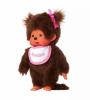 Мягкая игрушка Monchhichi Девочка в слюнявчике 20 см - 255550