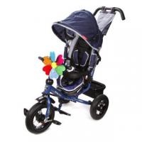 Велосипед 3 колесный Moby Kids Comfort 12x10 AIR, синий - 641054