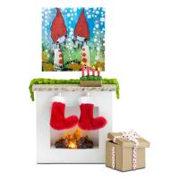 Мебель для домика Lundby Камин с аксессуарами - LB_60305200