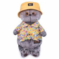 Мягкая игрушка Budi Basa Басик в панаме, 22 см - Ks22-150
