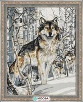 Картина по номерам *Вожак стаи*, 40*50 - 7C-0076