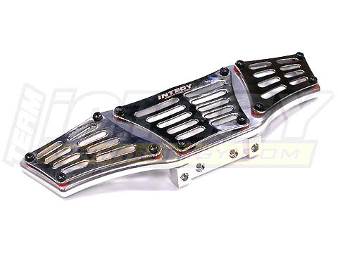 Бампер (серебро) для HPI Savage XL Flux, X 4.6 - T6986SILVER