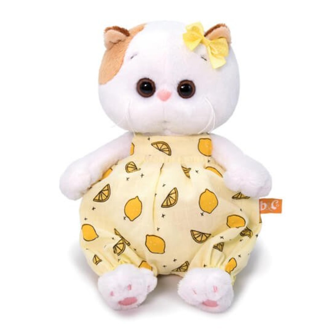 Мягкая игрушка Budi Basa Кошечка Ли-Ли BABY в песочнике с лимонами, 20 см - LB-052