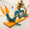 Конструктор RTOY 3D из миниблоков Дракон Аниме Унесенные Призраками, 1288 элементов - WL2158