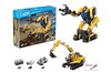 Радиоуправляемый конструктор CADA 2 в 1 экскаватор ROCK MAN, 930 элементов - C51026W