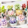 Конструктор RTOY 3D из миниблоков Plante Цветок в горшке, 94 элементов - JK2710-9