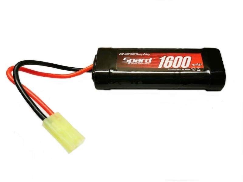 Аккумулятор Spard Ni-Mh 7.2V 1600mAh, Mini Tamiya - SP16NM72MT