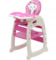 Стульчик для кормления Polini 460, цвет: розовый - GL000648702
