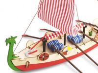 Собранная деревянная модель корабля Artesania Latina DRAKKAR (VIKING BOAT) BUILT - AL30506B