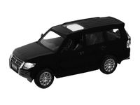 Машина Автопанорама Mitsubishi Pajero 4WD Tubro, черный, масштаб 1:43, инерция - JB1251429