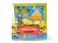 Пазлы Тактильные. Touch and feel. Зоопарк - 68231-6
